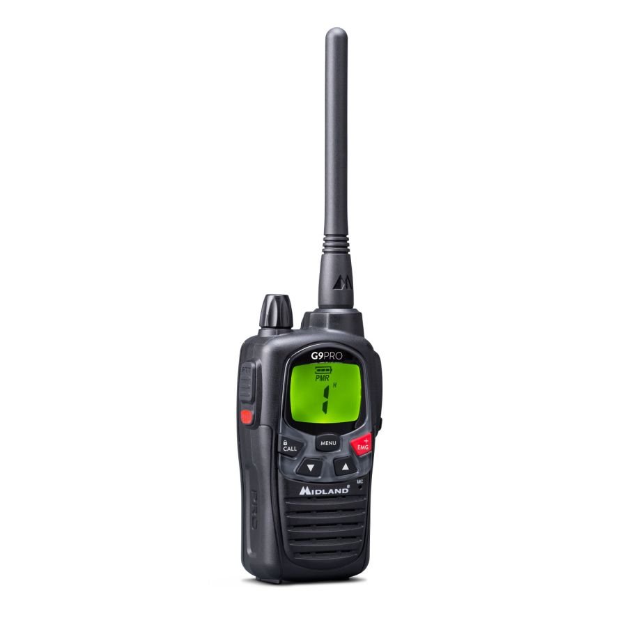 Radio ricetrasmittente Midland G9 Pro per softair con doppio PTT