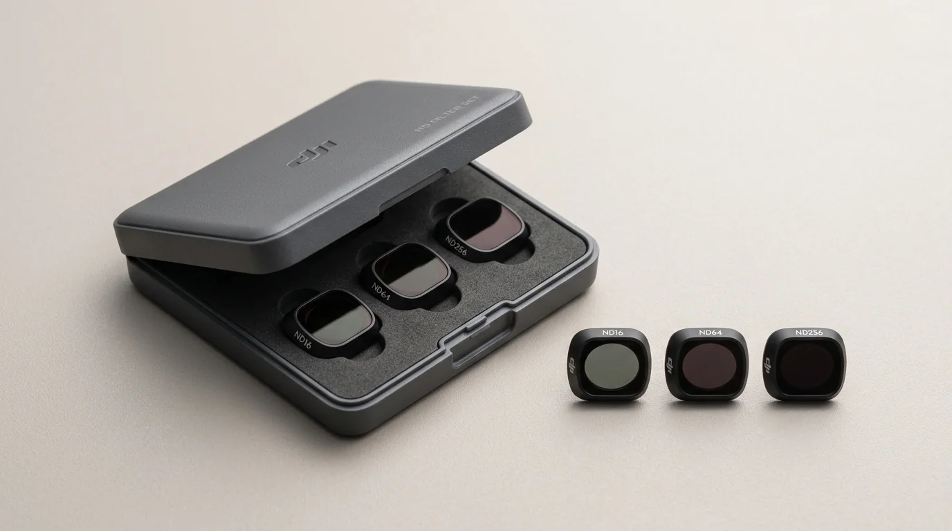 Filtro ND originale DJI con peso record 0.34g e confezione rigida ufficiale OEM