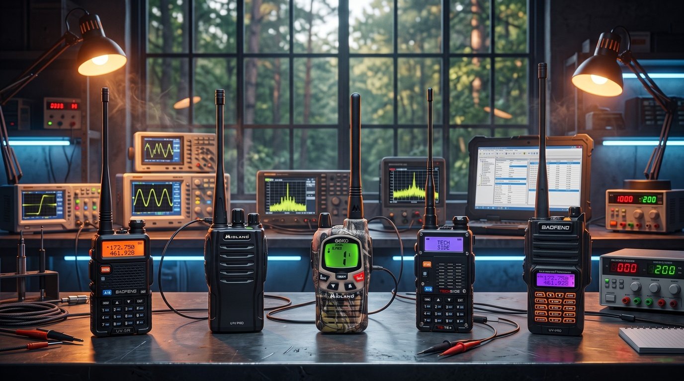 Migliori Radio per Softair (50€ – 150€): Guida Comparativa Tecnica, Test Impermeabilità IP, Portata e Compatibilità PTT