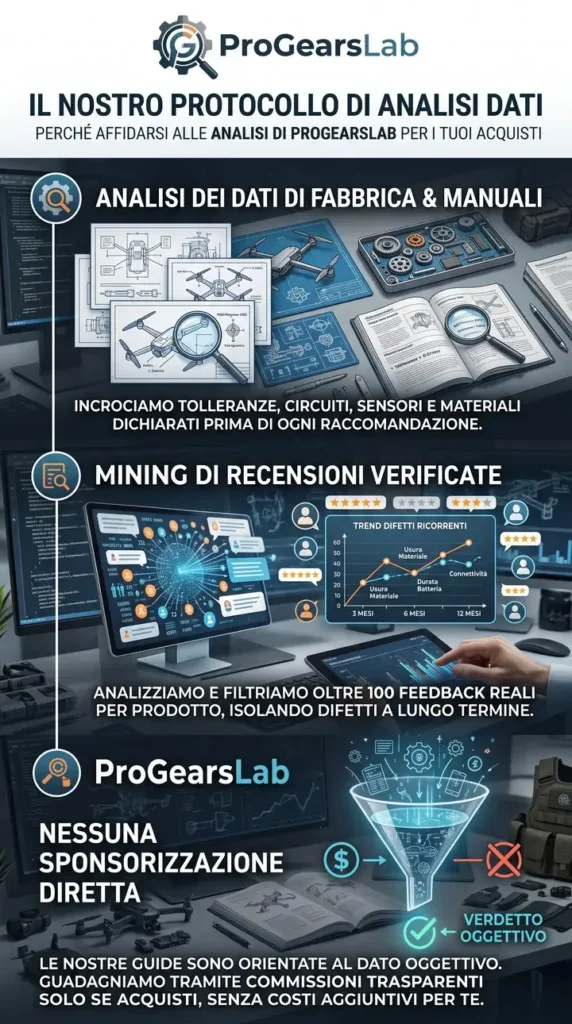 Protocollo di laboratorio ProGearsLab per il testing e la comparativa hardware indipendente